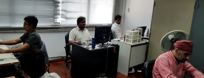 Gempiece team operations in Bangkok office