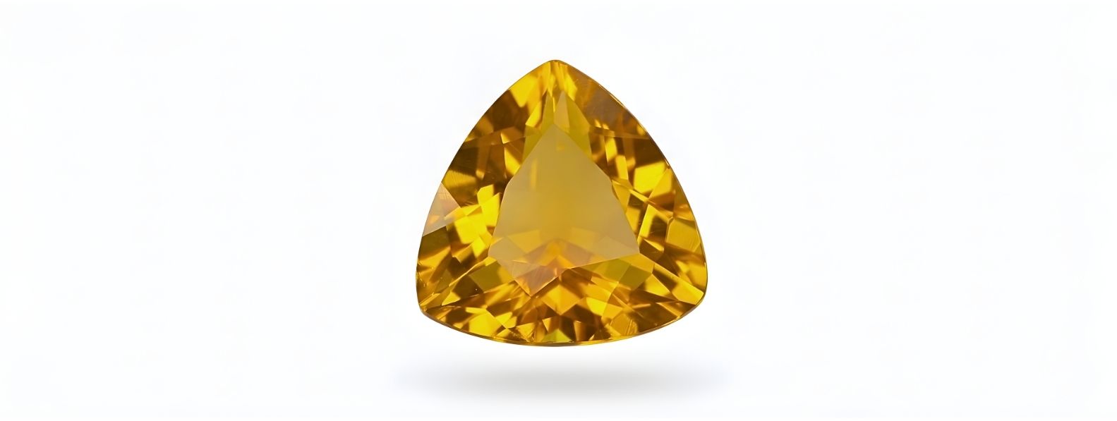 Natural Yellow Opal gemstone with smooth golden color and polished finish