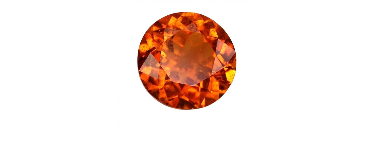 Natural clinohumite gemstone orange collector gem from Pamir Mountains Tajikistan