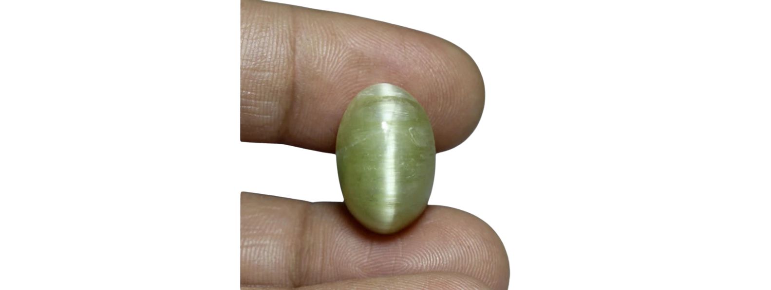 Natural danburite cat's eye chatoyant cabochon rare optical phenomenon gemstone