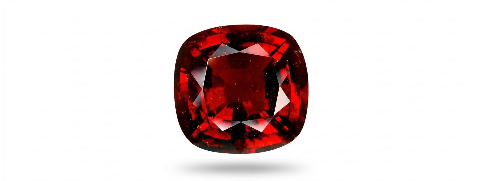 natural hessonite garnet gemstone showing cinnamon color and internal texture