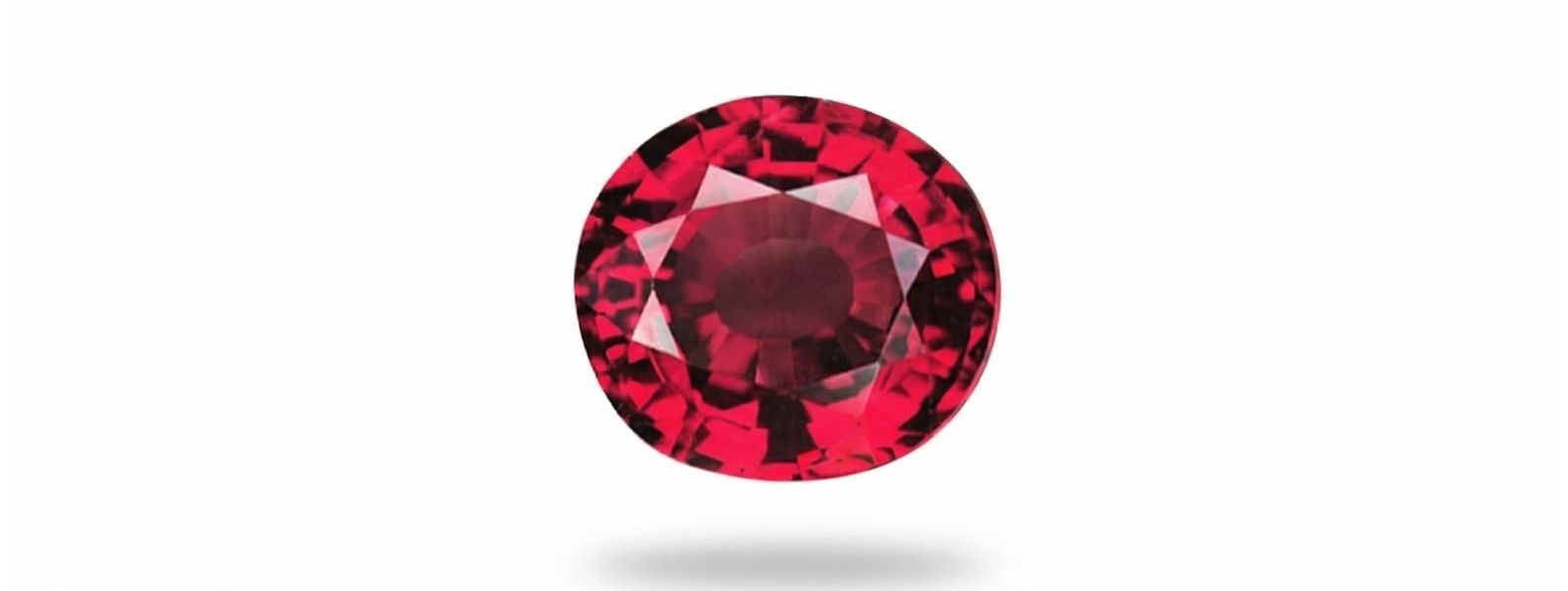 natural malaya garnet gemstone showing pink orange color and clarity