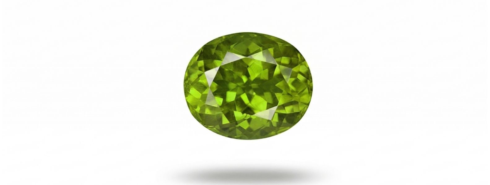 natural mali garnet gemstone showing green yellow color and brilliance