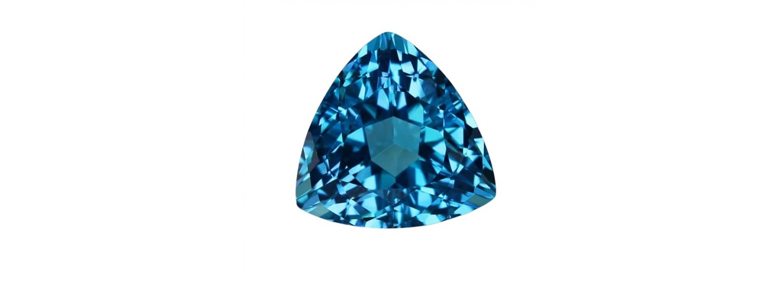 Natural topaz gemstone showing imperial orange and blue varieties