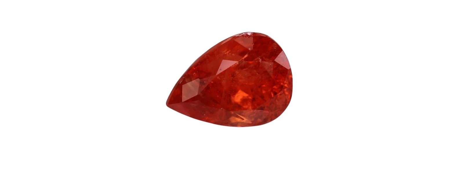 Natural triplite rare faceted phosphate collector gemstone orange-brown