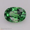 Natural Tsavorite garnet 1.10 Carats Chrome Green Oval 7x5 mm Loose Gemstone - Image 3
