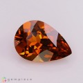 Natural Spessartite garnet 2.71 Carats Fiery Orange Pear 11x7 mm Loose Gemstone - Image 7