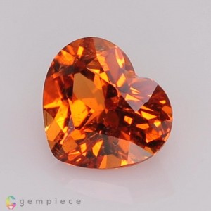 spessartite garnet  1.59cts - 7x6mm