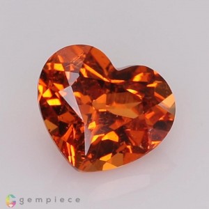 spessartite garnet  1.59cts - 7x6mm