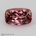 Natural Tourmaline 4.38 Carats Orange Pink Cushion 12x8 mm Loose Gemstone - Image 1