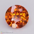 Natural Sphalerite 7.99 Carats Fiery Orange Round 12x7 mm Loose Gemstone - Image 7