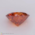 Natural Sphalerite 7.99 Carats Fiery Orange Round 12x7 mm Loose Gemstone - Image 4