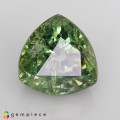Natural Demantoid garnet 1.89 Carats Green Trilliant  7x7 mm Loose Gemstone - Image 3