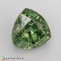 Natural Demantoid garnet 1.89 Carats Green Trilliant  7x7 mm Loose Gemstone - Image 1