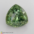 Natural Demantoid garnet 1.89 Carats Green Trilliant  7x7 mm Loose Gemstone - Image 7