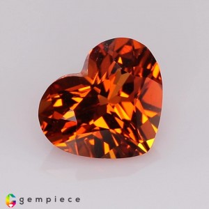 spessartite garnet  1.96cts - 8x7mm