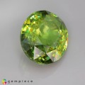 Natural Sphene 5.96 Carats Green Oval 13x10 mm Loose Gemstone - Image 5