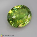 Natural Sphene 5.96 Carats Green Oval 13x10 mm Loose Gemstone - Image 6