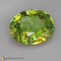 Natural Sphene 5.96 Carats Green Oval 13x10 mm Loose Gemstone - Image 7