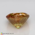 Natural Sphalerite 18.45 Carats Orange Yellow  Round 15x10 mm Loose Gemstone - Image 5