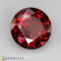 Natural Hessonite garnet 12.87 Carats Vivid Red Round 14x9 mm Loose Gemstone - Image 7