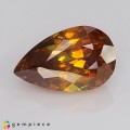 Natural Sphalerite 11.25 Carats Fire Orange Pear 17x11 mm Loose Gemstone - Image 2