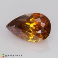 Natural Sphalerite 11.25 Carats Fire Orange Pear 17x11 mm Loose Gemstone - Image 3