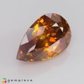 Natural Sphalerite 11.25 Carats Fire Orange Pear 17x11 mm Loose Gemstone - Image 6