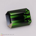 Natural Tourmaline 12.55 Carats Vivid Green Antique Cushion 15x11 mm Loose Gemstone - Image 2