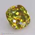 Natural Sphalerite 10.94 Carats Lemon yellow Cushion 12x12 mm Loose Gemstone - Image 6