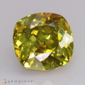 Natural Sphalerite 10.94 Carats Lemon yellow Cushion 12x12 mm Loose Gemstone - Image 7