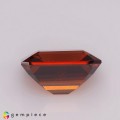 Natural Zircon 5.77 Carats Vivid Orange Emerald Cut 10x8 mm Loose Gemstone - Image 4