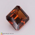 Natural Zircon 5.77 Carats Vivid Orange Emerald Cut 10x8 mm Loose Gemstone - Image 6