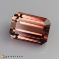 Natural Tourmaline 3.56 Carats Orange Pink Antique Cushion 10x7 mm Loose Gemstone - Image 2