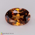 Natural Zircon 7.71 Carats Honey Oval 14x10 mm Loose Gemstone - Image 7
