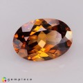 Natural Zircon 7.71 Carats Honey Oval 14x10 mm Loose Gemstone - Image 1