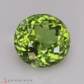 Natural Peridot 6.28 Carats Meadow Green Round 11x8 mm Loose Gemstone - Image 6