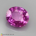 Natural Sapphire 2.81 Carats Pink Oval 9x8 mm Loose Gemstone - Image 2