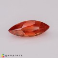 Natural Triplite 2.38 Carats Vivid Orange Marquise 13x5 mm Loose Gemstone - Image 1