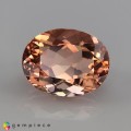 Natural Beryl 12.07 Carats Orange Peach Oval 17x13 mm Loose Gemstone - Image 2