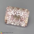 Natural Morganite 10.69 Carats Peach Pink Concave 16x12 mm Loose Gemstone - Image 2