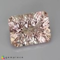 Natural Morganite 10.69 Carats Peach Pink Concave 16x12 mm Loose Gemstone - Image 7