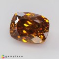 Natural Sphalerite 16.85 Carats Fiery Orange Cushion 16x12 mm Loose Gemstone - Image 3