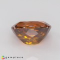 Natural Sphalerite 16.85 Carats Fiery Orange Cushion 16x12 mm Loose Gemstone - Image 4