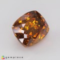 Natural Sphalerite 16.85 Carats Fiery Orange Cushion 16x12 mm Loose Gemstone - Image 5