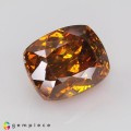Natural Sphalerite 16.85 Carats Fiery Orange Cushion 16x12 mm Loose Gemstone - Image 6