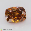 Natural Sphalerite 16.85 Carats Fiery Orange Cushion 16x12 mm Loose Gemstone - Image 7