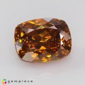 Natural Sphalerite 16.85 Carats Fiery Orange Cushion 16x12 mm Loose Gemstone - Image 1