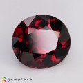 Natural Rhodolite garnet  13.88 Carats Reddish Pink Oval Cushion 15x14 mm Loose Gemstone - Image 1
