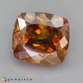 Natural Sphalerite 15.25 Carats Multicolor Honey Yellow Cushion 14x13 mm Loose Gemstone - Image 2